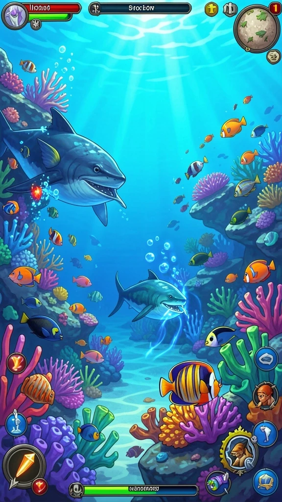 Tangkapan layar menampilkan tampilan utama game dengan grafis yang memukau.