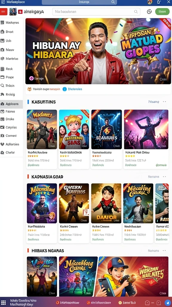 Fitur mode permainan yang dapat dipilih dengan mudah.