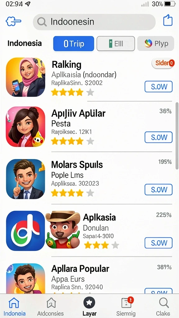 Interaksi sosial dengan teman-teman di dalam aplikasi.