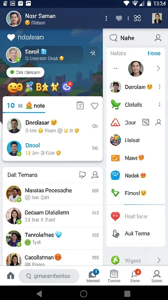 Tampilan antarmuka yang intuitif dan mudah dipahami.