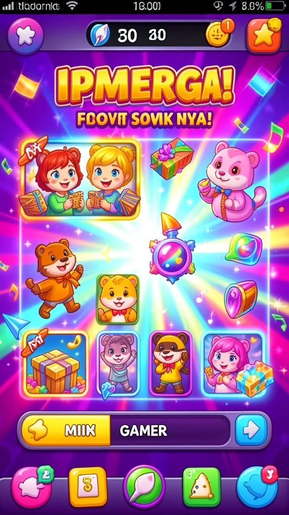 Beragam karakter unik untuk dipilih.