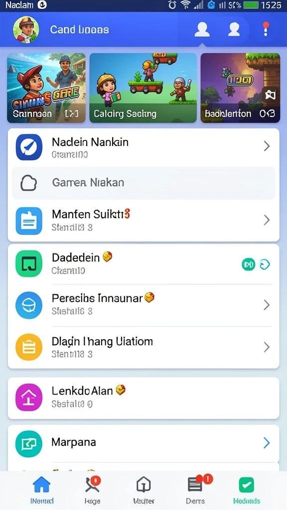 Mode permainan yang seru dan bervariasi.