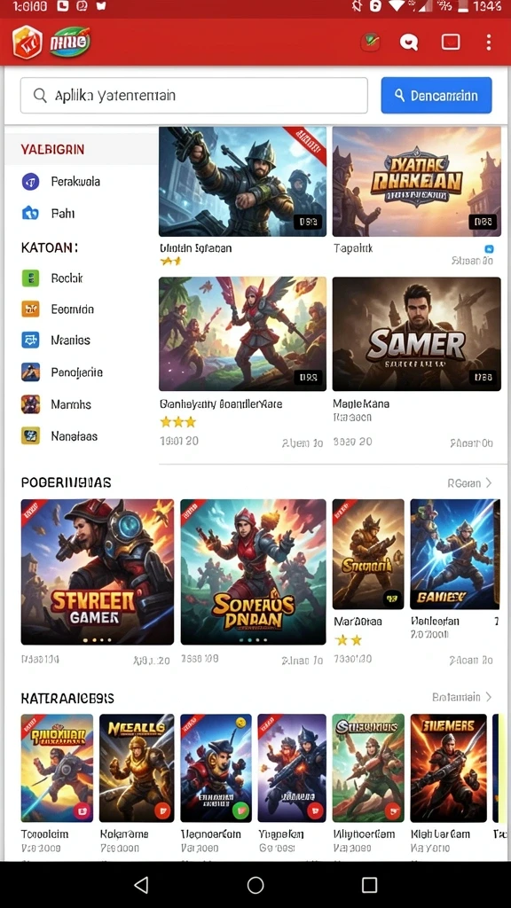 Tampilan antarmuka yang menarik dan intuitif.