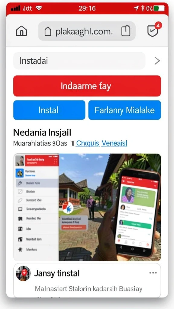 Tangkapan layar level permainan yang menantang.