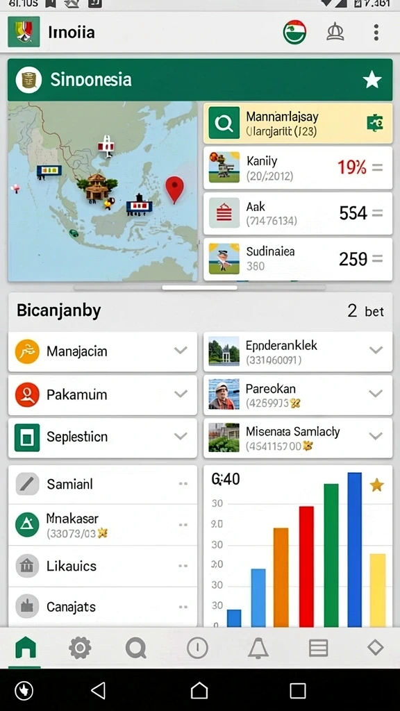 Tampilan antarmuka yang modern dan menarik.
