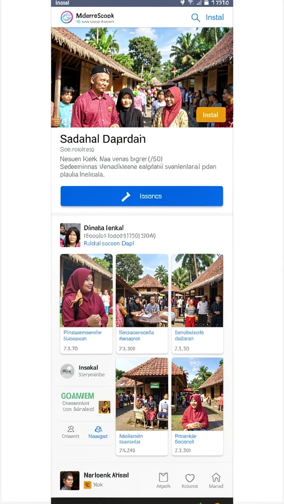 Tampilan antarmuka yang ramah pengguna.