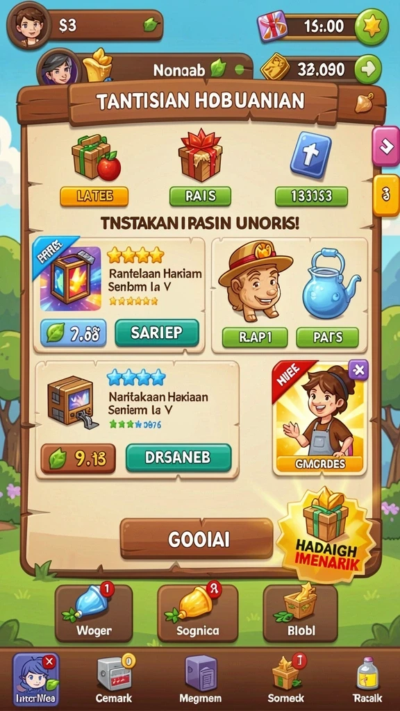 Karakter baru yang siap beraksi.