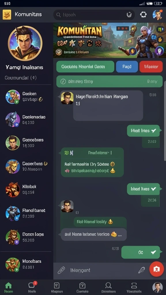 Pengaturan karakter yang mudah dan menarik.
