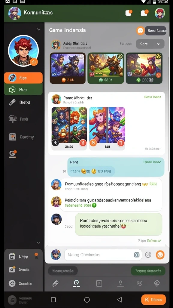 Berbagai pilihan karakter yang bisa dimainkan.