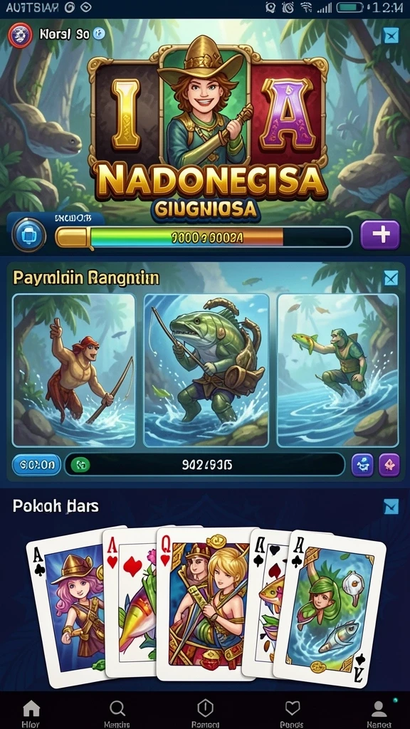Modus permainan yang bervariasi dan menarik.