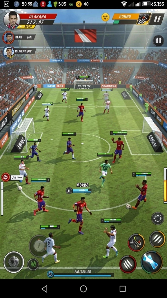 Tampilan home screen yang menarik dan intuitif.