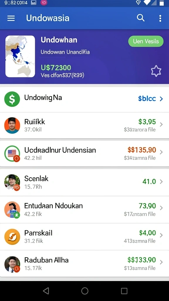 Tampilan antarmuka yang menarik dan user-friendly.