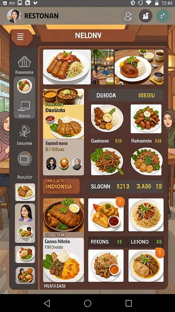 Mode permainan menarik yang bisa dimainkan dengan teman.
