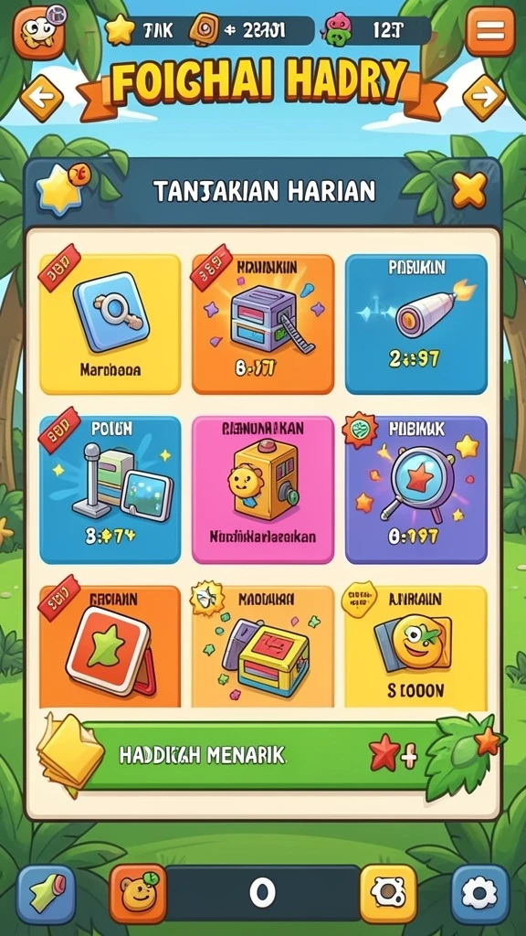 Tampilan antarmuka yang menarik dan user-friendly.