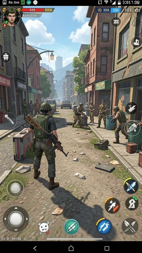 Tangkapan layar ketiga menampilkan interaksi multiplayer yang menyenangkan.