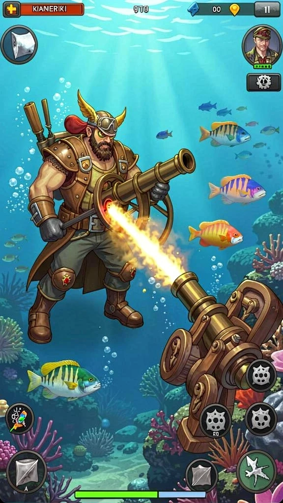 Tampilan menarik dari karakter utama dalam game.