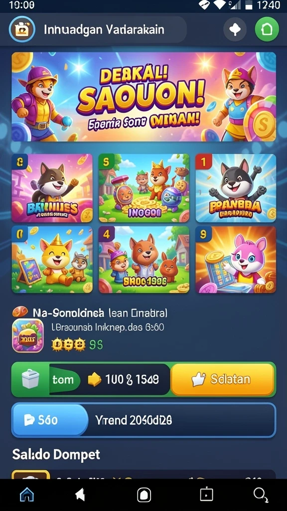 Karakter dalam game yang beragam dan menarik.