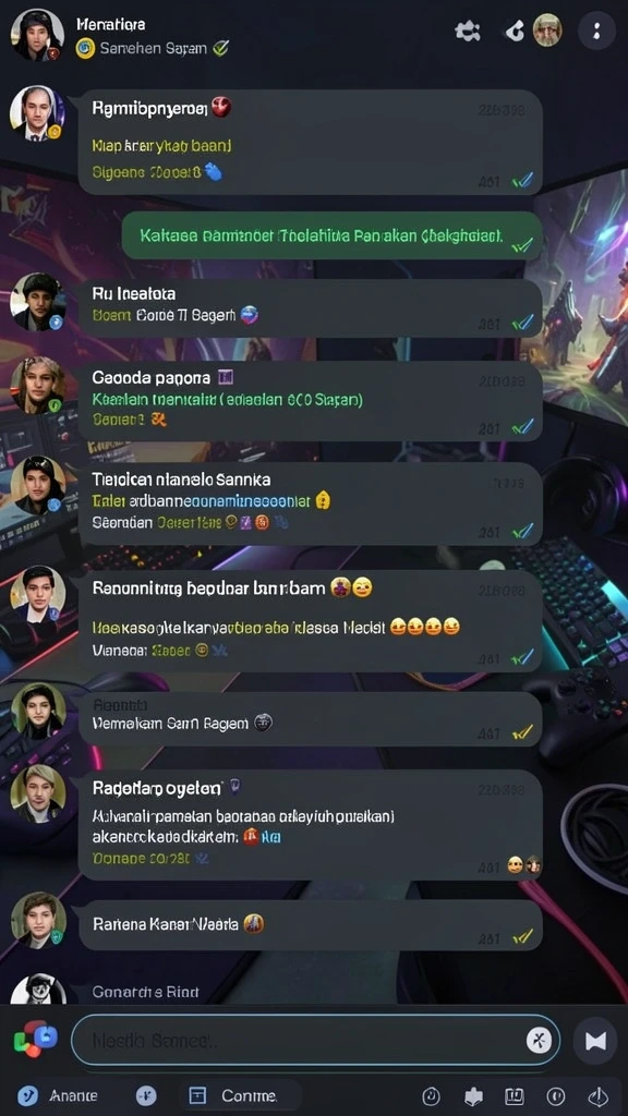 Tangkapan layar menampilkan karakter utama LANGIT777 dalam aksi penuh adrenalin.