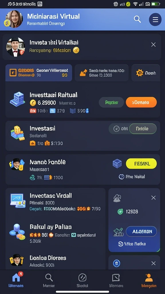 Tampilan daftar permainan togel yang tersedia dalam aplikasi.