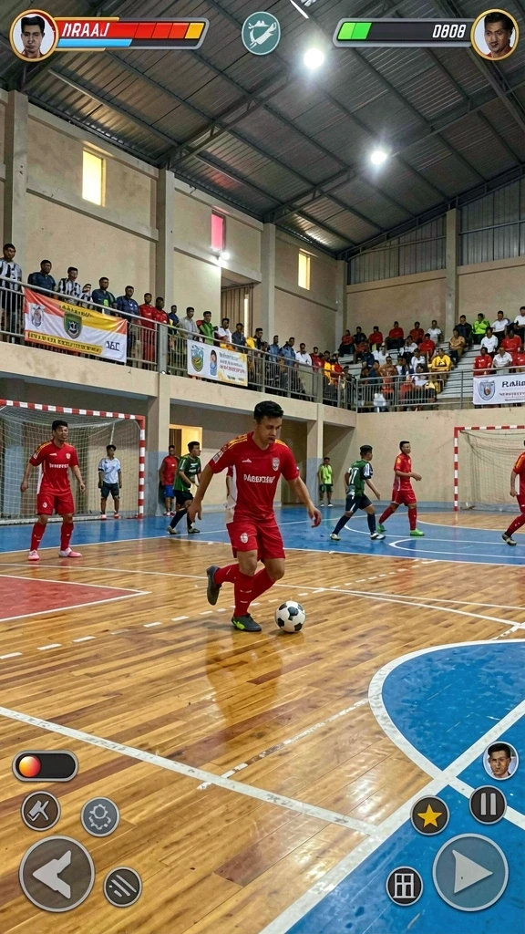 Tangkapan layar menunjukkan karakter utama dalam pertarungan epik.