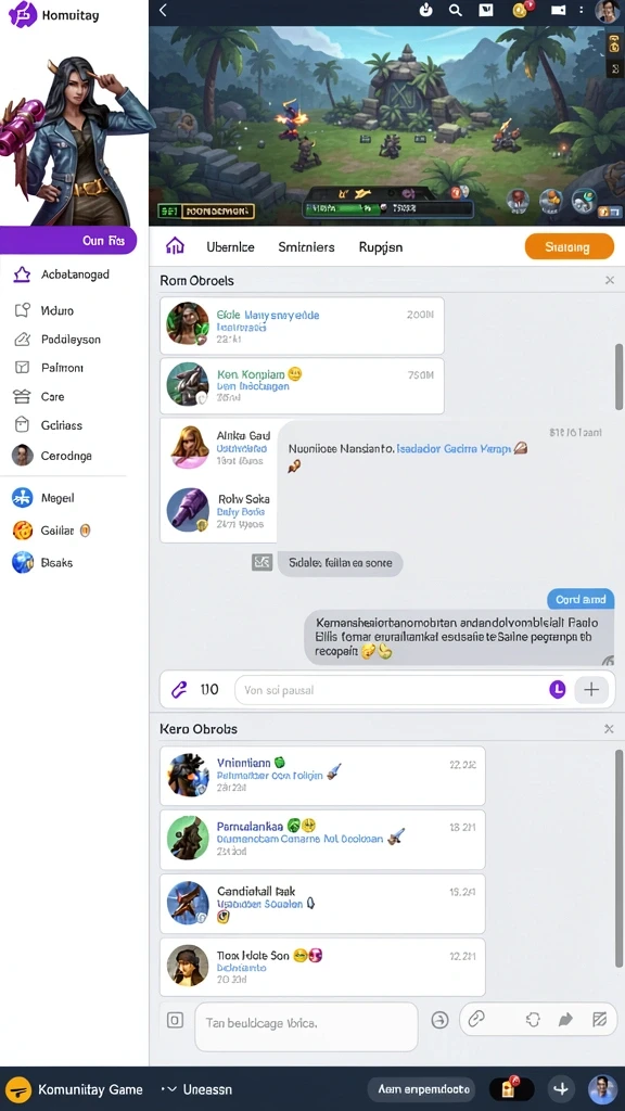 Screenshot menunjukkan momen seru saat tantangan pernikahan berlangsung.