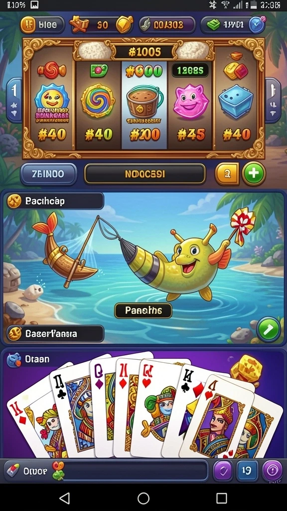 Fitur live casino dengan dealer langsung.