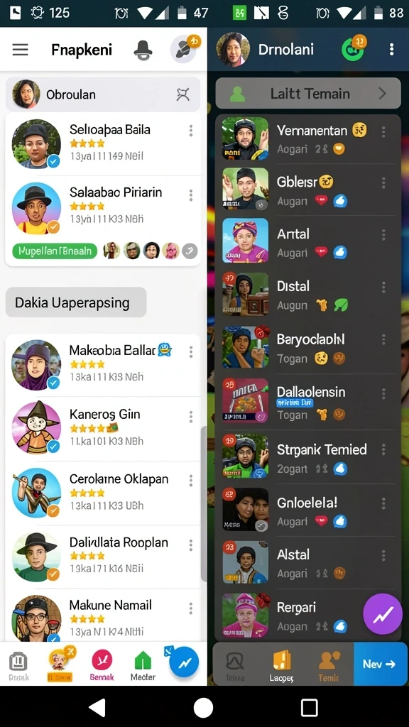 Tampilan antarmuka yang user-friendly dan menarik.