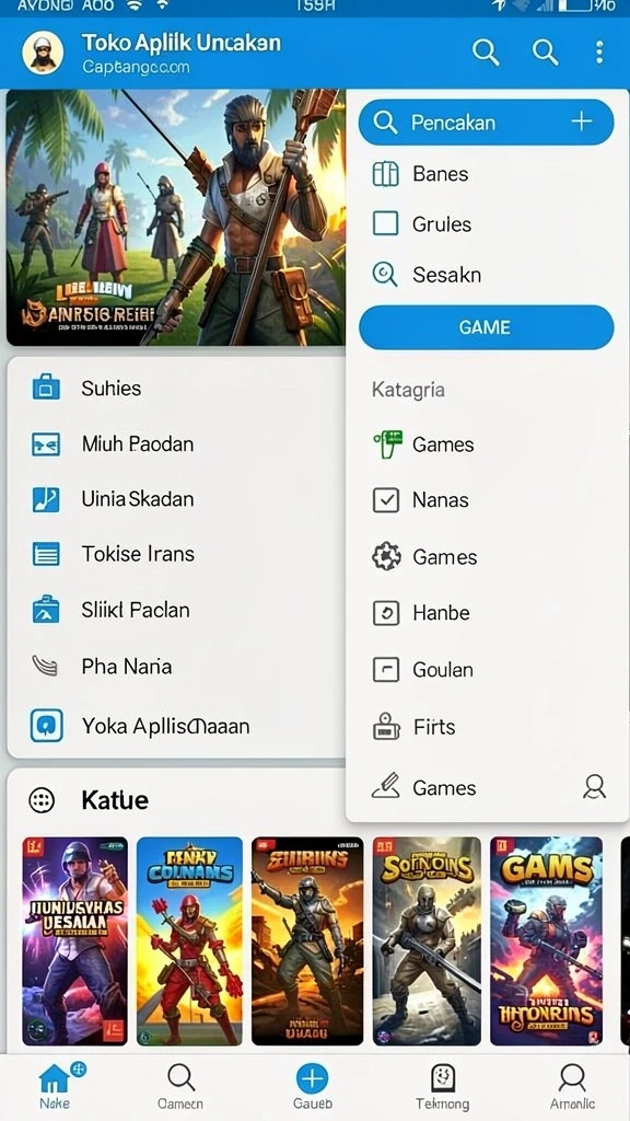 Karakter unik dengan berbagai kemampuan.