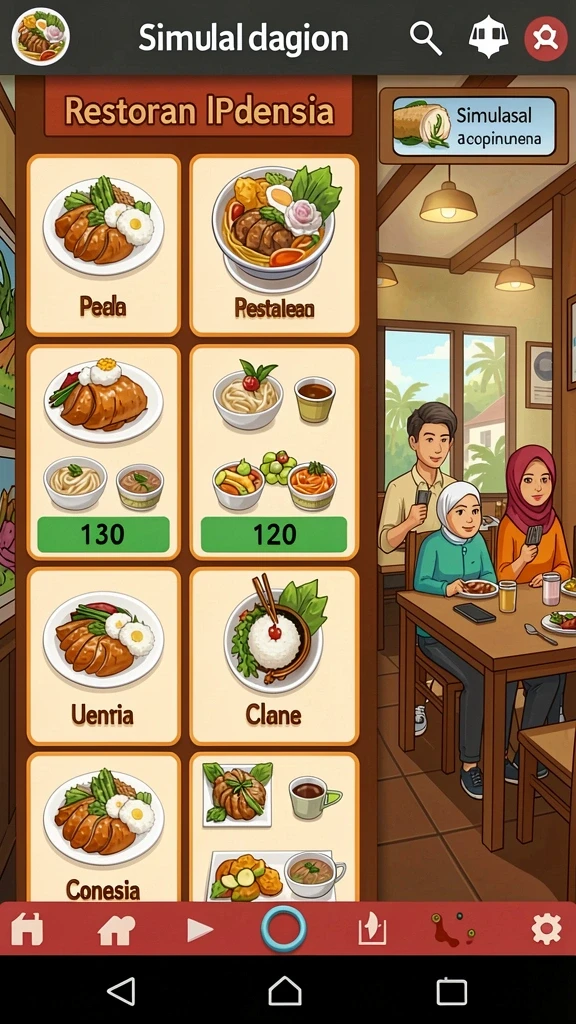 Tampilan antarmuka yang menarik dan mudah digunakan.