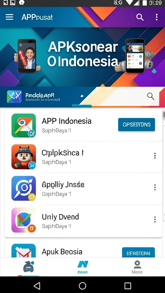 Tampilan antarmuka QGLUCKY yang modern dan ramah pengguna.
