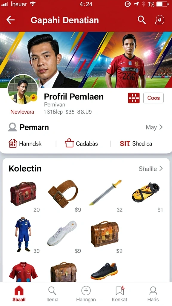 Screenshot menunjukkan tampilan antarmuka yang menarik dan intuitif.