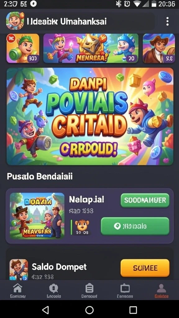 Pengalaman bermain yang mudah dan ramah pengguna.