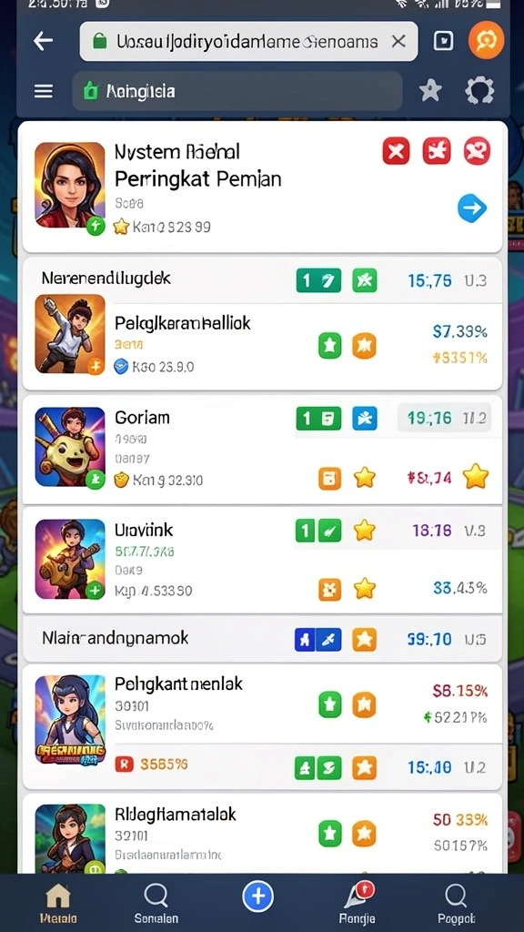 Screenshot permainan yang menunjukkan gameplay seru dan interaktif.