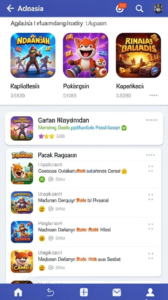 Fitur komunitas yang mendukung interaksi antar pemain.