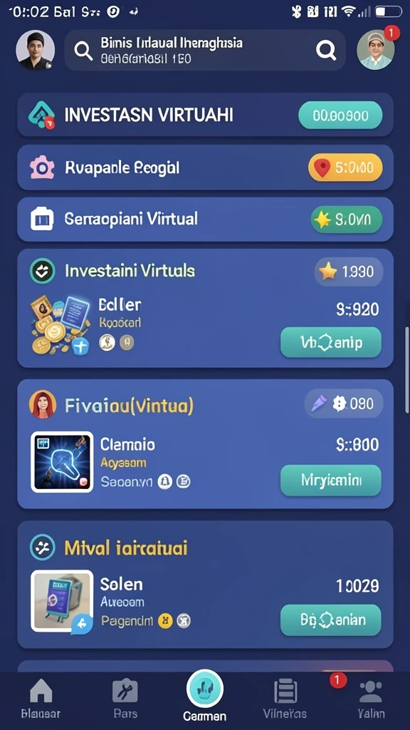 Screenshot memperlihatkan fitur live betting yang menarik.