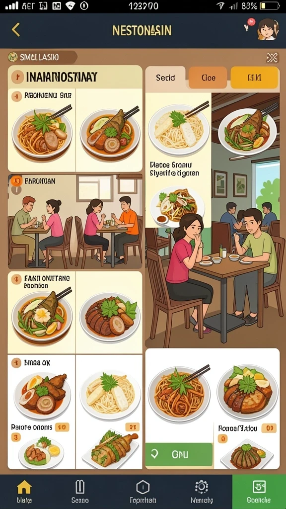 Tampilan antarmuka yang menarik dan user-friendly.